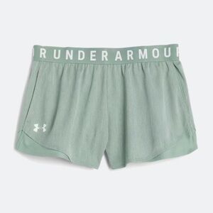 Under Armour Women's Green Play Up 3.0 Athletic Shorts